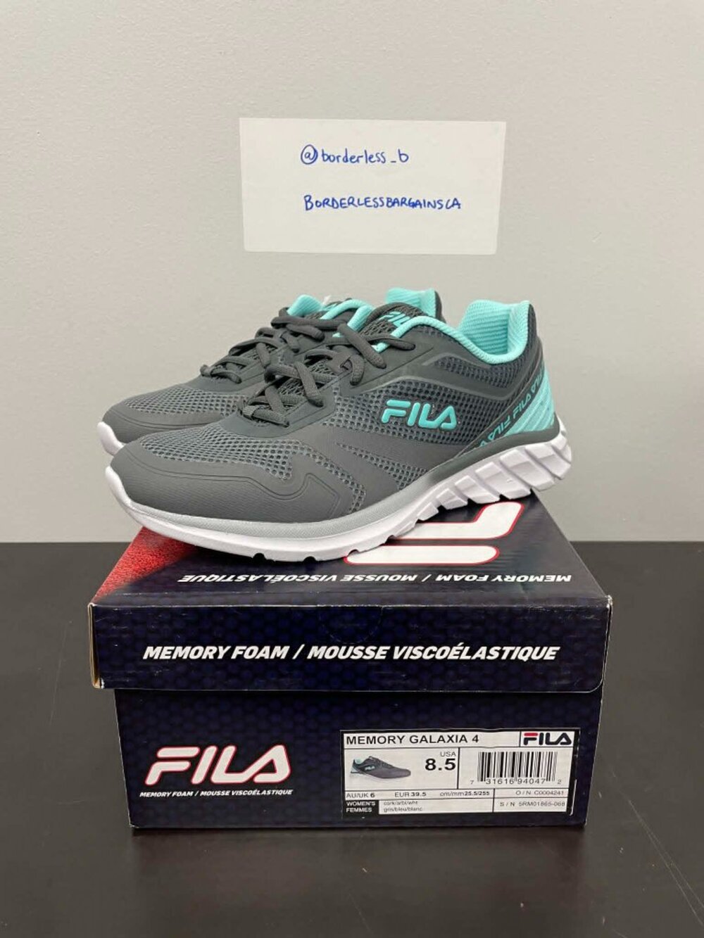 Women's Fila Memory Galaxia 4 (5RM01865 068) - Size US Women's 8.5